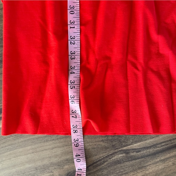 COS Circle Cut Asymmetrical Layered Red Dress XS - Picture 10 of 10